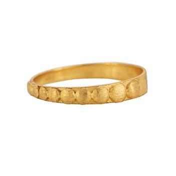 Handsome 18K Gold Stacking Rings