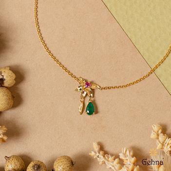 Vivid Ruby & Emerald 18K Gold Bracelet (7 inches)