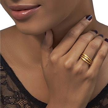 Magnetic Diamond 18K Gold Stacking Rings