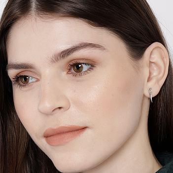 Dishy Citrine and 925 Sterling Silver Studs