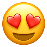 emoji representing Totally in love!