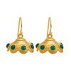 925 Sterling Silver Silver Onyx Jhumki for women image 1