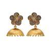 18K Yellow Gold Gold Mother Of Pearl Jhumki for women image 1