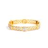 18K Yellow Gold Gold Diamond Bangle for women image 1