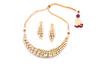 18K Yellow Gold Gold Diamond Necklaces for women image 1