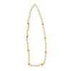 18K Yellow Gold Gold Cultured Baroque Pearl Chain for women image 1