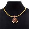 22K Yellow Gold Gold Cultured Freshwater Pearl,Ruby,Diamond Necklaces for women image 1