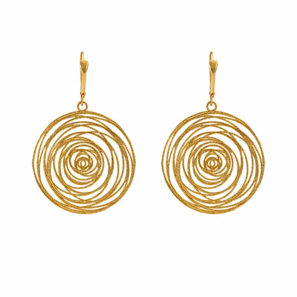 14K Yellow Gold Gold  Earrings for women