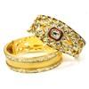 18K Yellow Gold Gold Diamond Bangle for women image 1