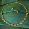 22K Yellow Gold Gold Navratna Stones,Diamond Necklaces for women image 1