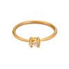 18K Yellow Gold Gold Diamond Rings for women image 1