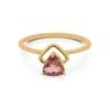 18K Yellow Gold Gold Sapphire,Pink Sapphire Rings for women image 1