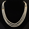 18K Yellow Gold Gold Cultured Freshwater Pearl Chain for women image 1