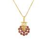 18K Yellow Gold Gold Ruby Pendants for women image 1