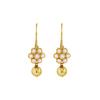 18K Yellow Gold Gold Cultured South Sea Pearl,Pearl Earrings for women image 1