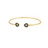 925 Sterling Silver Silver Peridot Bangle for women image 1