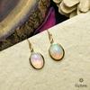 18K Yellow Gold Gold Opal Earrings for women image 1
