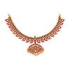 22K Yellow Gold Gold Ruby,Diamond,Emerald Necklaces for women image 1