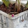 18K Yellow Gold Gold Ruby Rings for women image 1