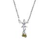 925 Sterling Silver Silver Sapphire Pendants for women image 1