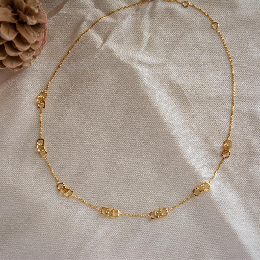 18K Yellow Gold Gold  Chain for women