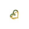 18K Yellow Gold Gold Emerald Pendants for women image 1