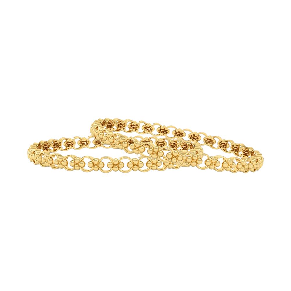 22K Yellow Gold Gold  Bangle for women