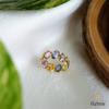18K Yellow Gold Gold Sapphire Rings for women image 1