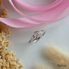 18K Rose Gold White Gold Diamond Rings for women image 1