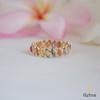 18K Yellow Gold Gold Sapphire Rings for women image 1