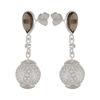 925 Sterling Silver Silver Topaz Earrings for women image 2