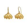 18K Yellow Gold Gold Diamond Jhumki for women image 2
