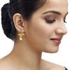 18K Yellow Gold Gold Cultured South Sea Pearl Earrings for women image 2