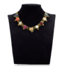 18K Yellow Gold Gold Navratna Stones Necklaces for women image 2