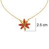 18K Yellow Gold Gold Coral Pendants for women image 2