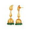 925 Sterling Silver Silver Onyx Jhumki for women image 2