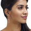 18K Yellow Gold Gold Tanzanite Earrings for women image 2