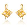 925 Sterling Silver Silver Synthetic Pearl Earrings for women image 2