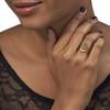 18K Yellow Gold Gold Diamond,Emerald Rings for women image 2
