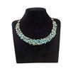 18K Yellow Gold Gold Blue Topaz,Turquoise,Emerald Necklaces for women image 2