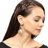 925 Sterling Silver Silver Onyx Earrings for women image 2
