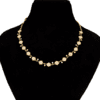 18K Yellow Gold Gold Diamond Necklaces for women image 2