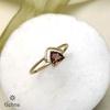 18K Yellow Gold Gold Sapphire,Pink Sapphire Rings for women image 2