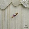 18K Rose Gold Pink Gold Pink Sapphire Rings for women image 2