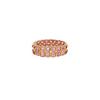 18K Yellow Gold Gold Pink Sapphire Rings for women image 2