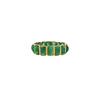 18K Yellow Gold Gold Emerald Rings for women image 2