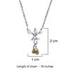 925 Sterling Silver Silver Sapphire Pendants for women image 2