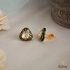 22K Yellow Gold Gold Diamond Earrings for women image 2