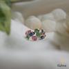 18K Yellow Gold Gold Ruby,Blue Sapphire,Emerald Rings for women image 2