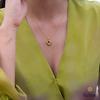 18K Yellow Gold Gold Ruby,Emerald Pendant Set for women image 2